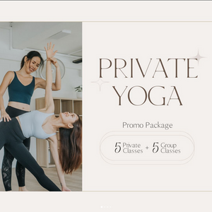 [Aug Promo] Buy 5 Private Classes and get 5 Group Classes FREE